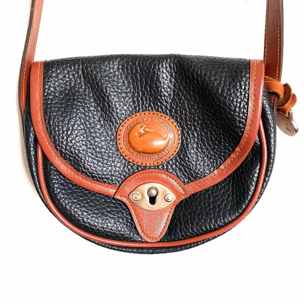 Vintage leather saddle bag